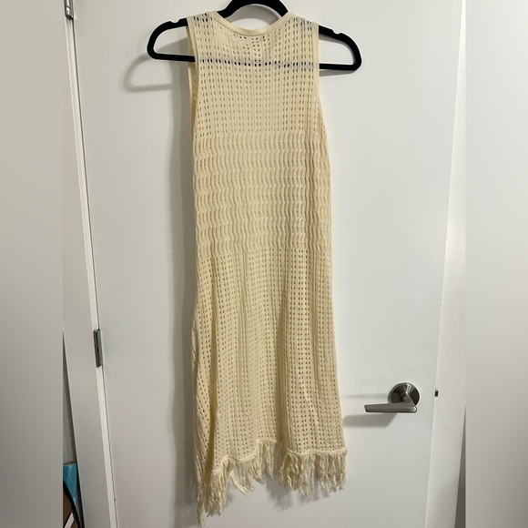 Atmosphere Cream Knit Swim Coverup - Picture 5 of 6